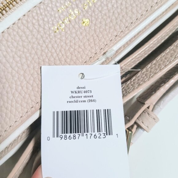 Kate Spade New York Chester Street Dessi Crossbody Rose Cloud - Picture 3 of 7